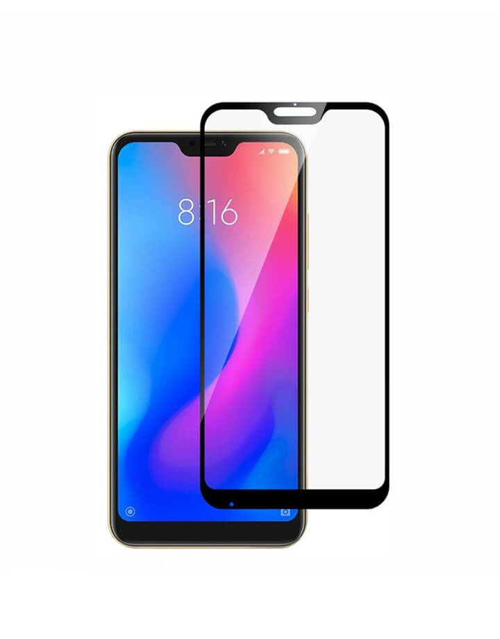 Защитное стекло Xiaomi Redmi Note 6/ Mi 8Lite/ Mi 8X полное покрытие, черное
