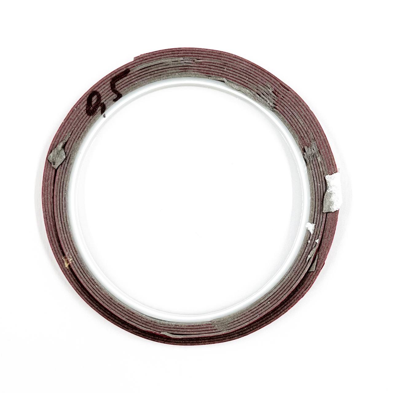 Скотч двухсторонний вспененный красный 5мм