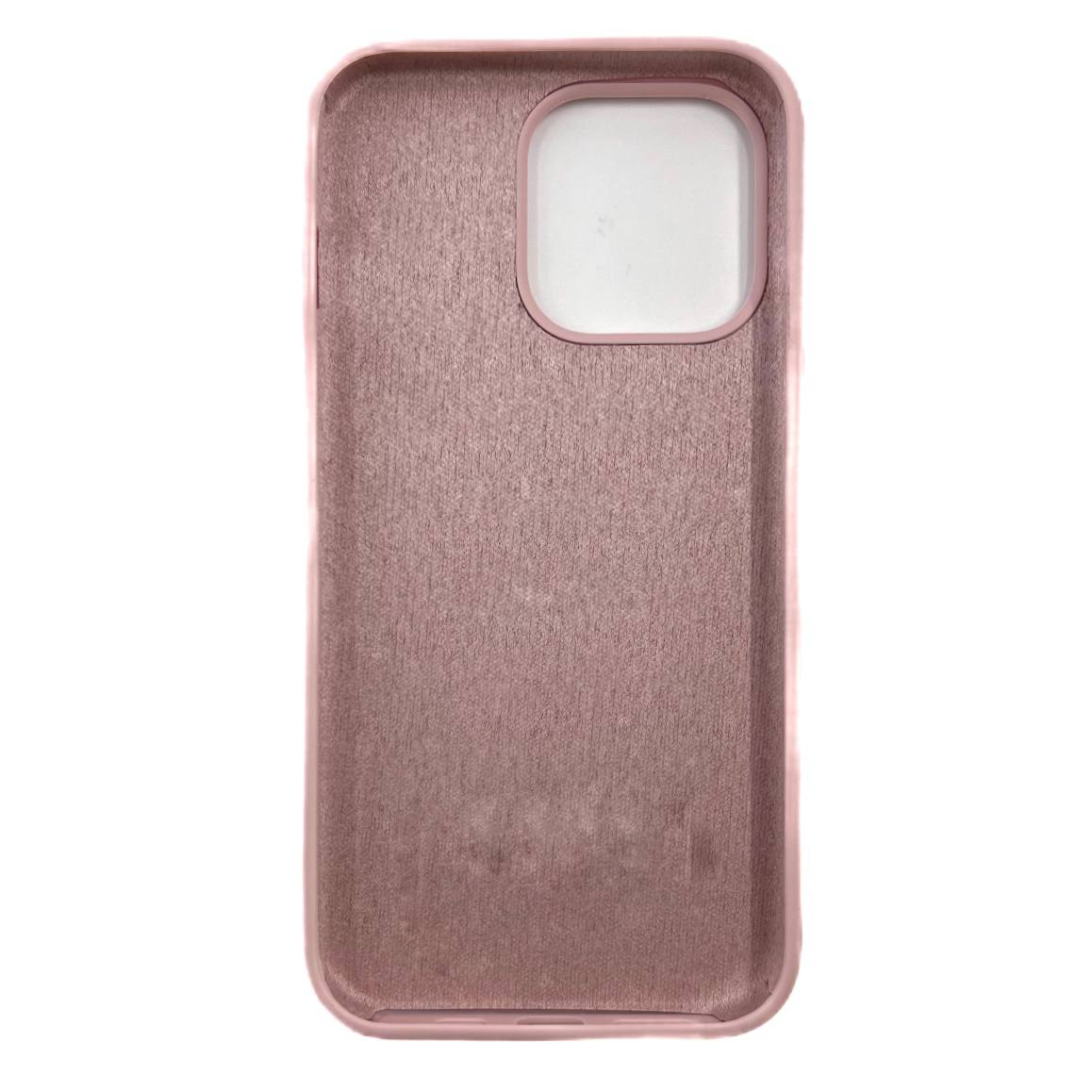 Чехол силиконовый гладкий Soft Touch iPhone 13 Pro, розовый песок №19 (закрытый низ)