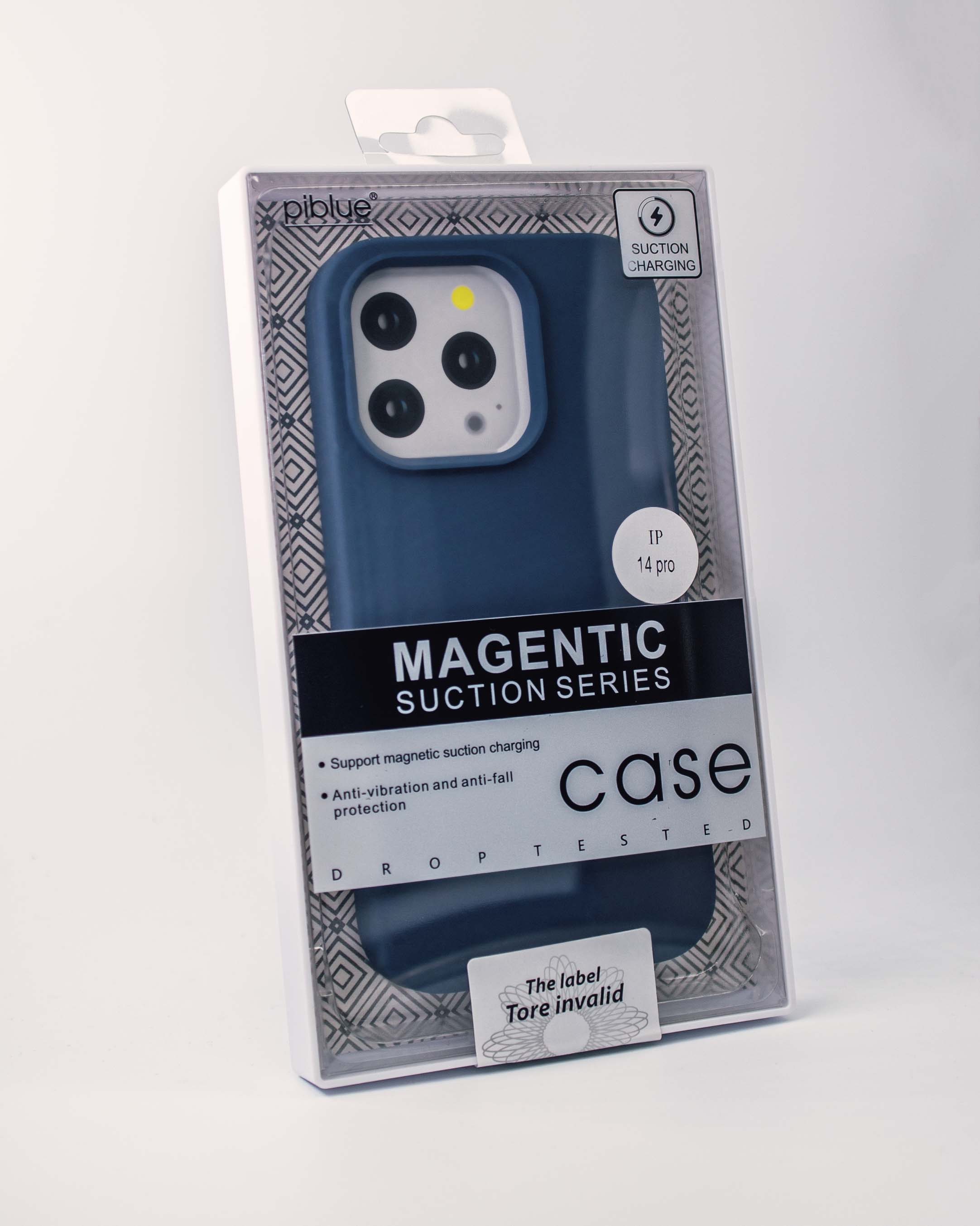 Чехол Piblue iPhone 14 Pro Silicone MagSafe, синий