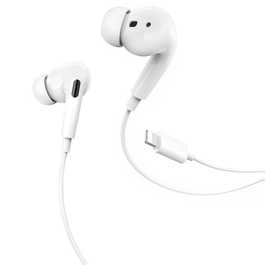 Наушники HOCO M111 Pro Primero digital headset Lightning, белые