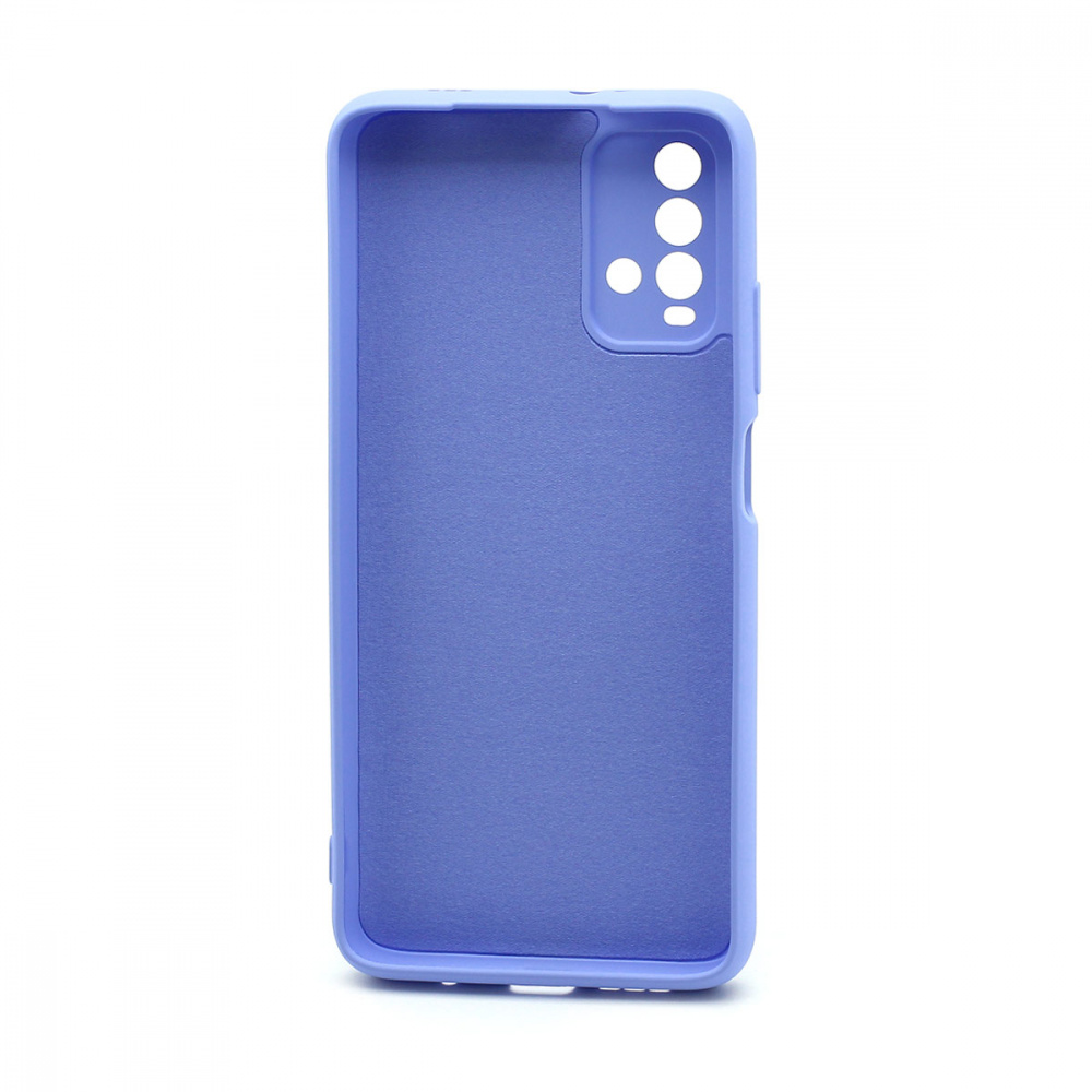 Чехол силиконовый гладкий Soft Touch Xiaomi Redmi 9T, голубой