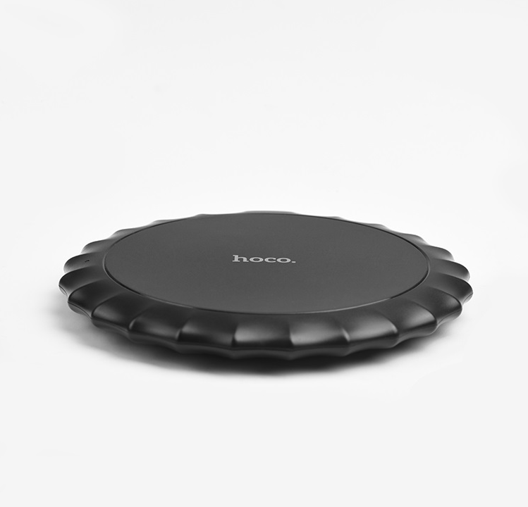 Беспроводное зарядное устройство HOCO CW13 Round Wireless Charger, черный