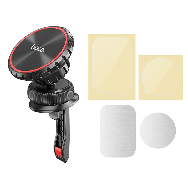 Держатель автомобильный HOCO CA97 City air outlet magnetic в решетку воздуховода, черный