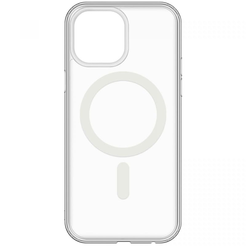 Чехол силиконовый Clear Case MagSafe iPhone 15 Plus, прозрачный