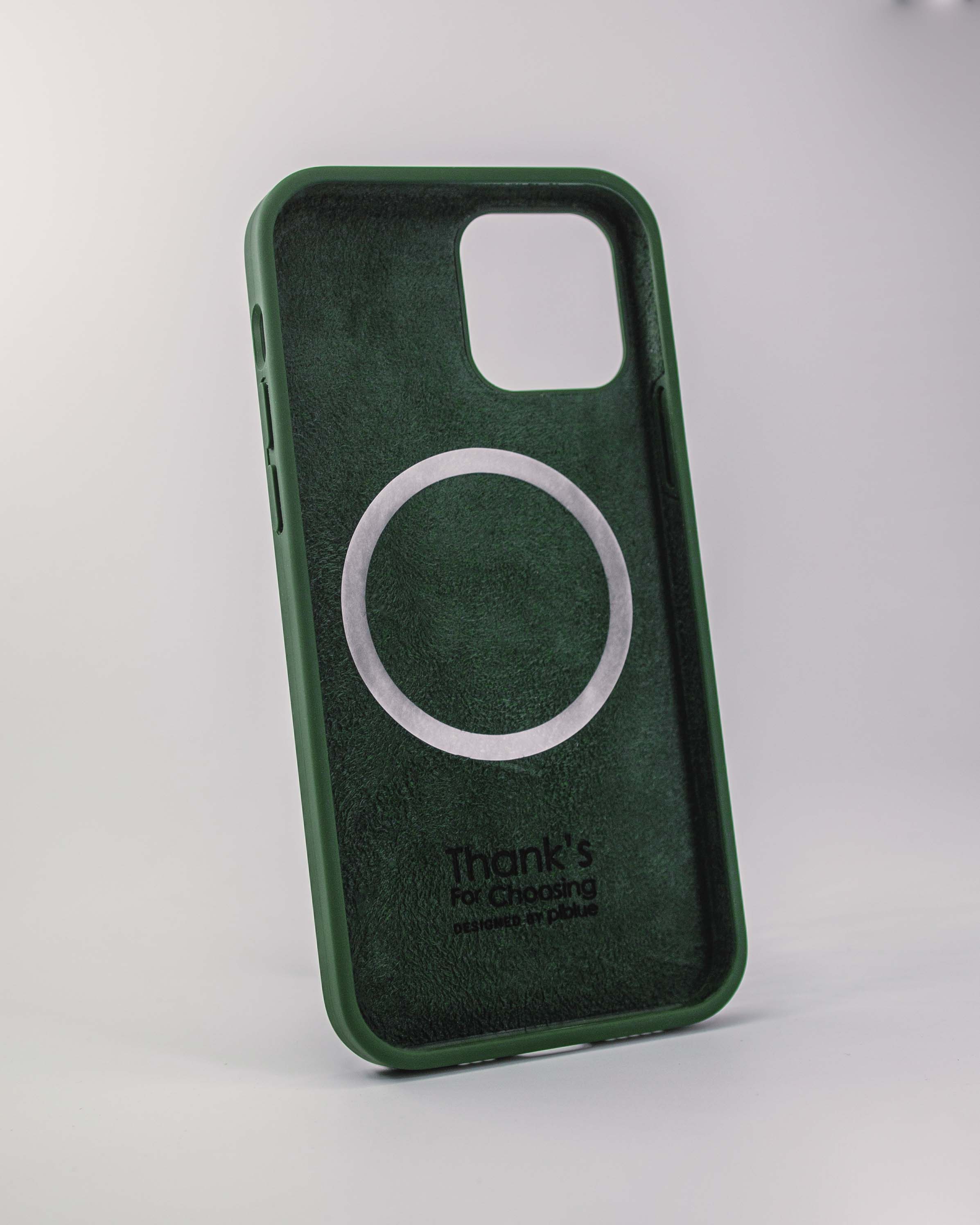 Чехол Piblue iPhone 12/ 12 Pro Silicone MagSafe, зеленый