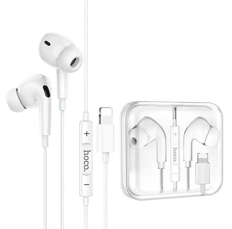 Наушники HOCO M111 Pro Primero digital headset Lightning, белые