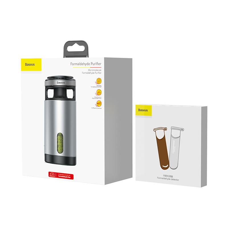 Очиститель воздуха автомобильный BASEUS Micromolecule Deep Space, серый