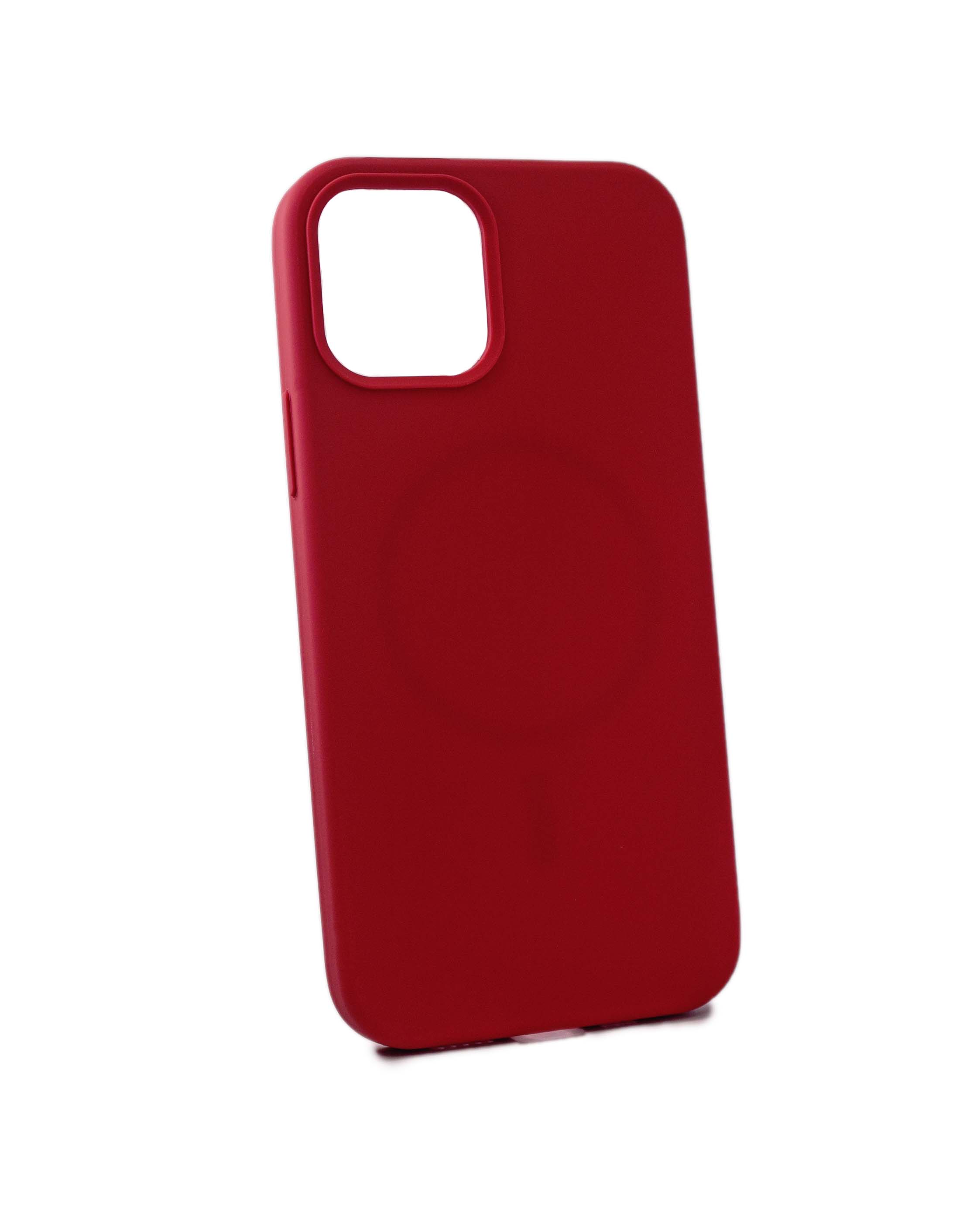 Чехол Piblue iPhone 12/ 12 Pro Silicone MagSafe, красный