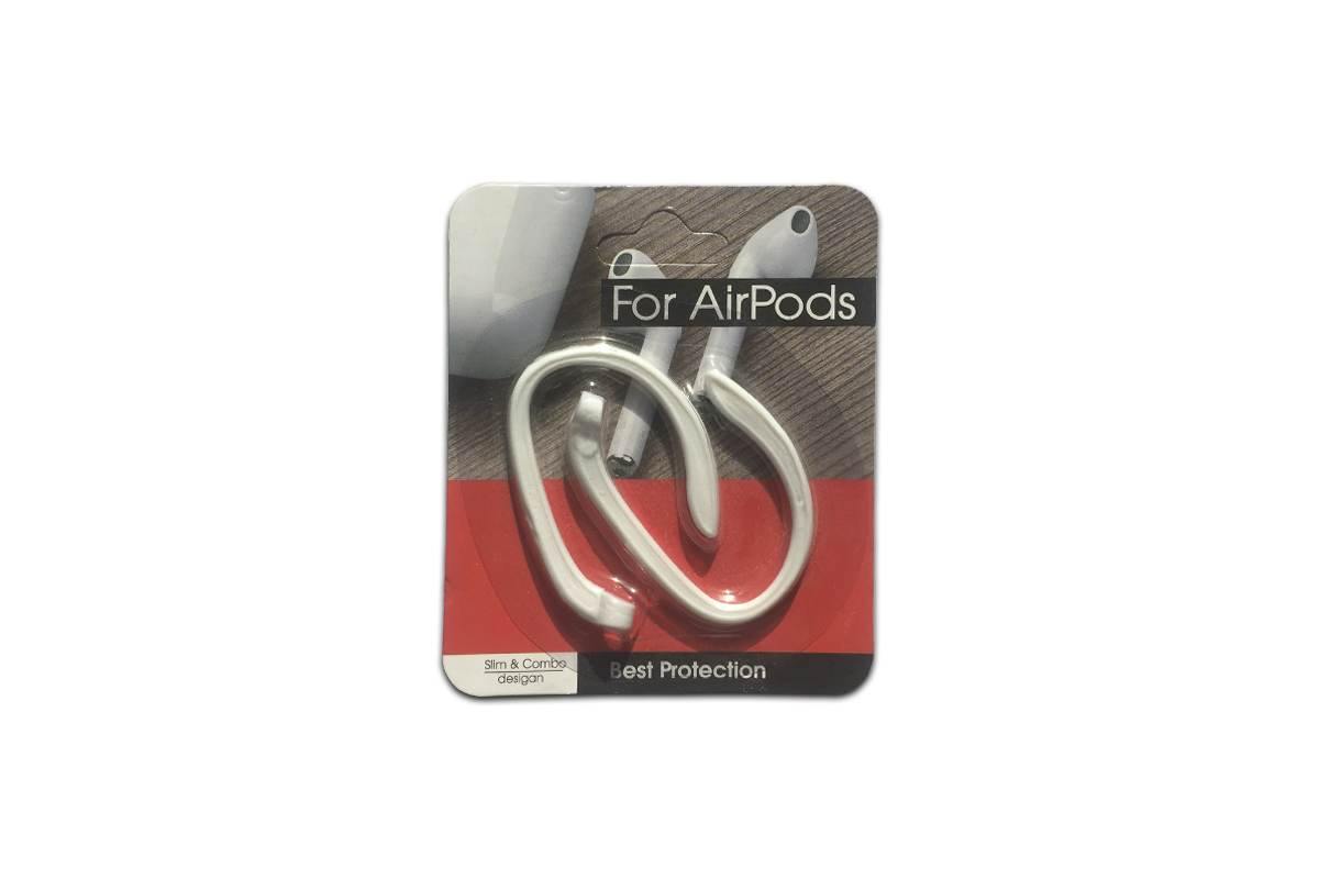 Заушники-держатели для наушников Airpods, белые