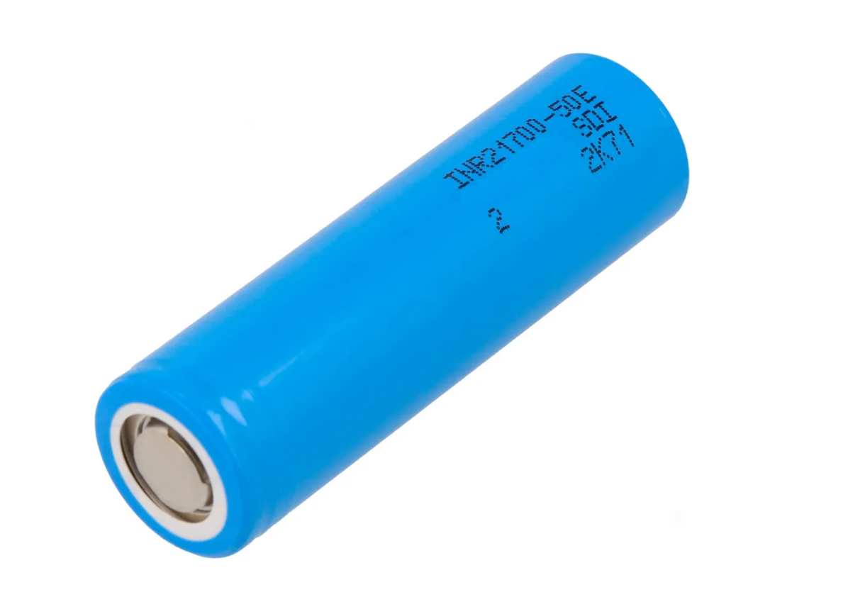 Аккумулятор 21700 (4000mAh, 5С, 20мОм, 500 циклов) Blue