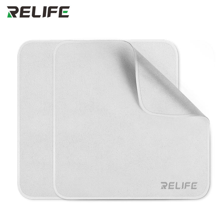 Салфетка тканевая для очистки оптики RELIFE RL-045C (двухслойная микрофибра)