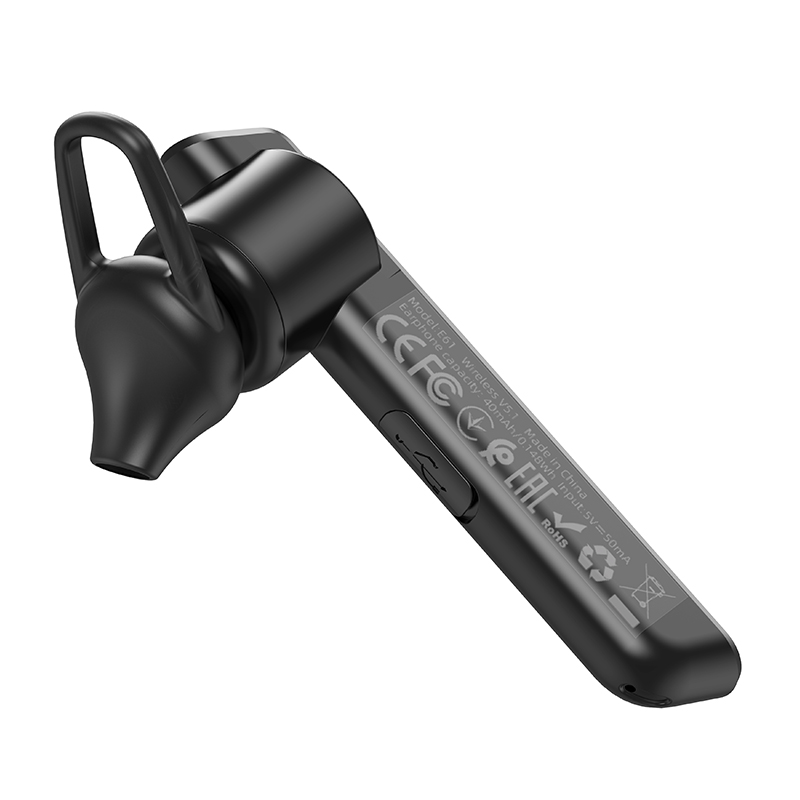 Bluetooth гарнитура HOCO E61 Gorgeous business BT headset, черная
