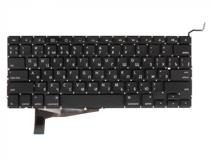 Клавиатура MacBook Pro 15" A1286 (2010-2012) Прямой Enter (ANSI) RUS (Org)