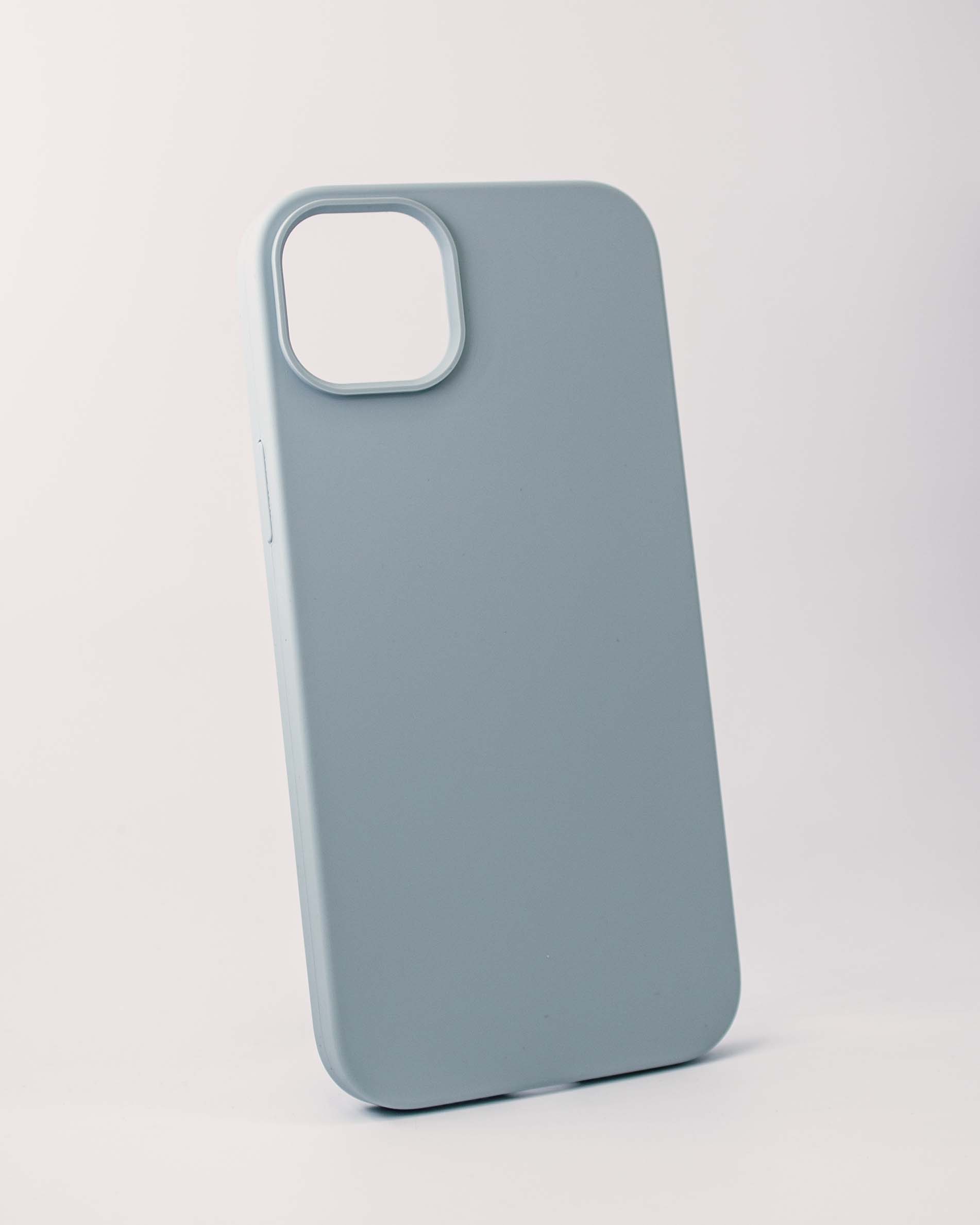 Чехол Piblue iPhone 14 Plus Silicone MagSafe, голубой