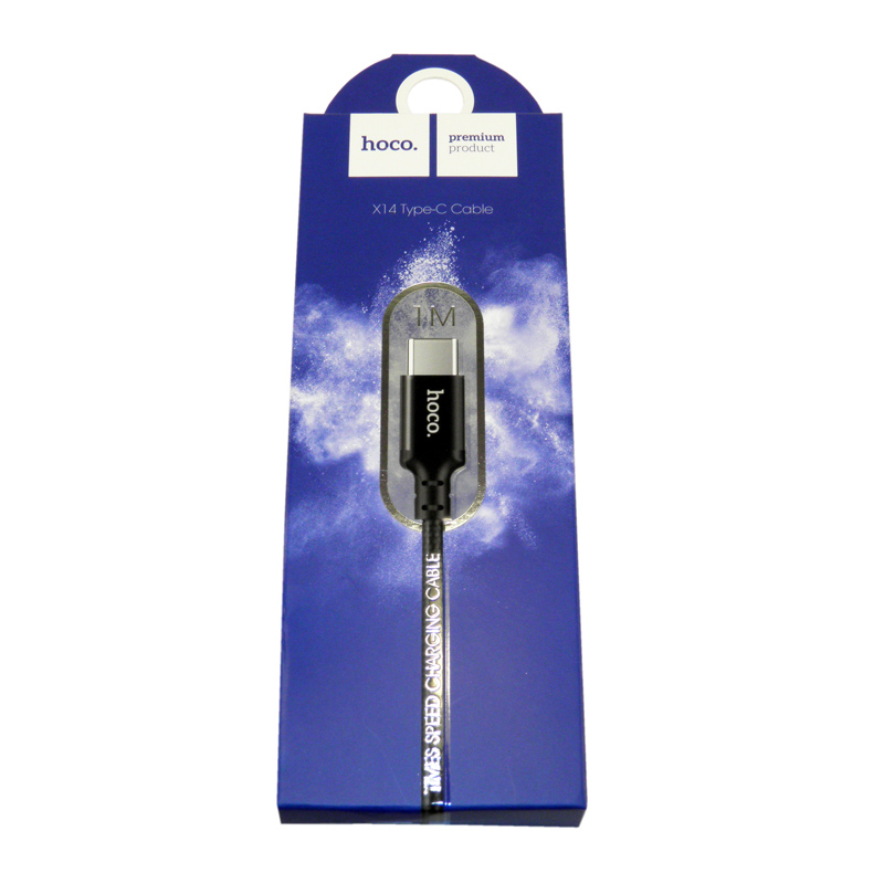 USB кабель Type-C HOCO X14 Times (100см), черный