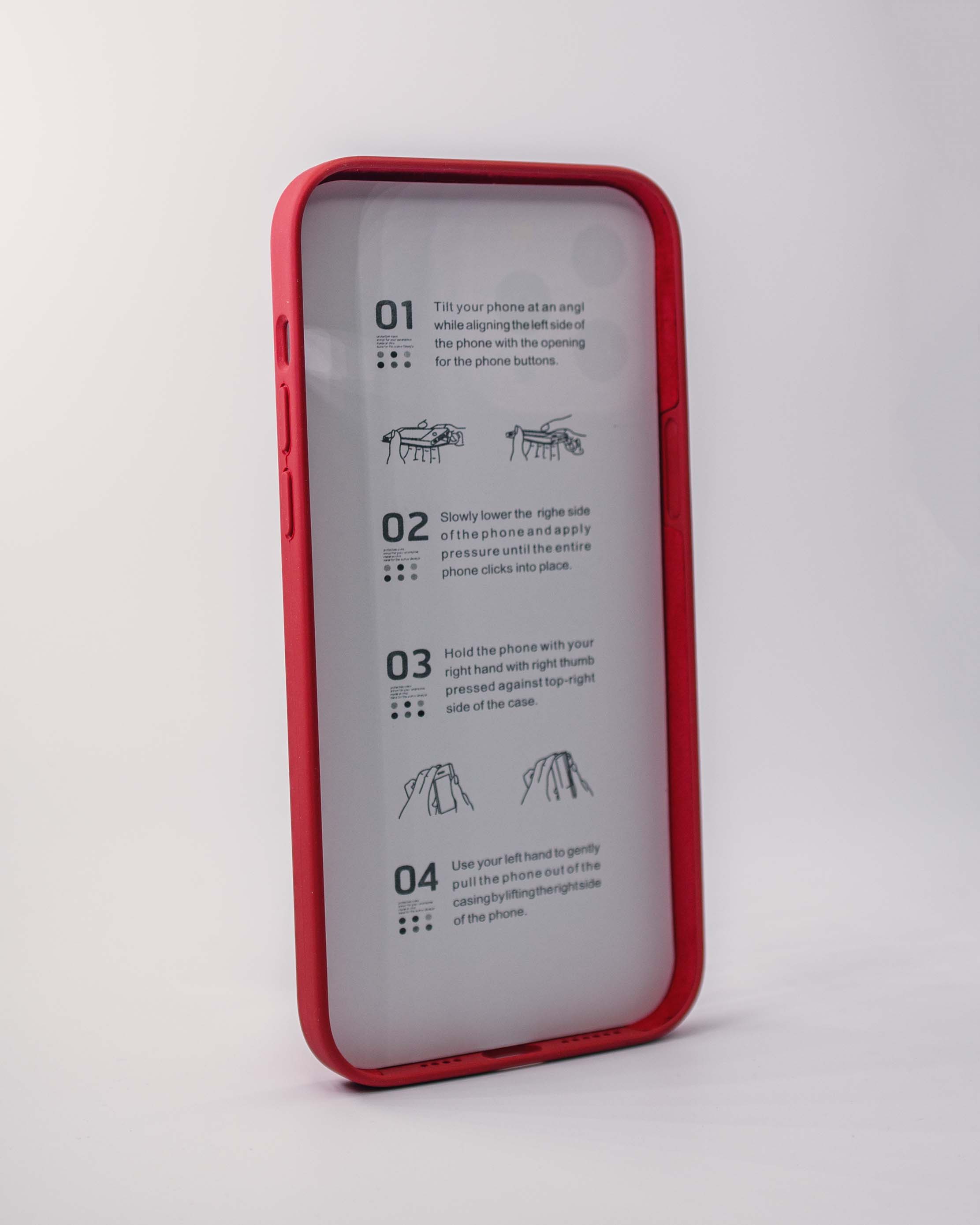 Чехол Piblue iPhone 14 Pro Max Silicone MagSafe, красный