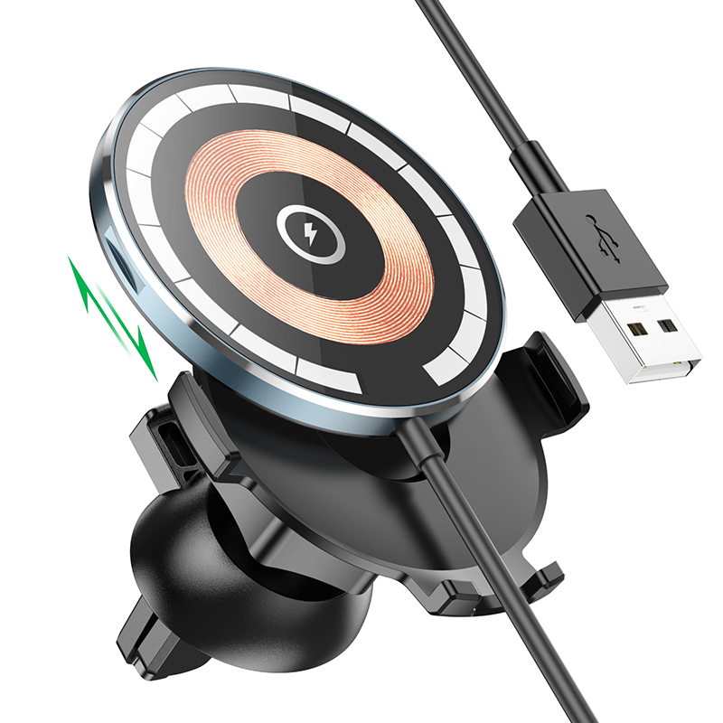 Держатель автомобильный HOCO CW42 Discovery Edition на решетку воздуховода, черный