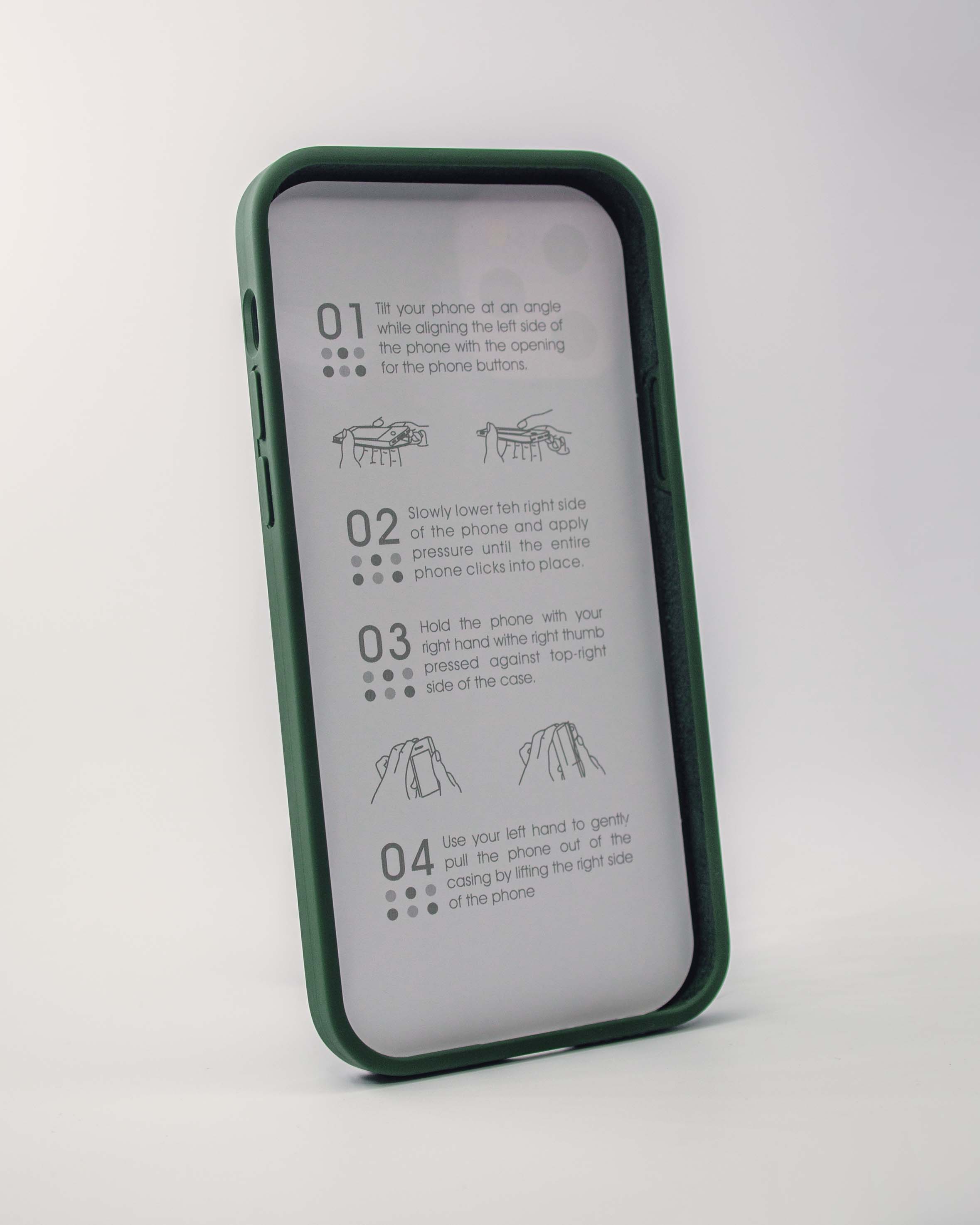 Чехол Piblue iPhone 12/ 12 Pro Silicone MagSafe, зеленый