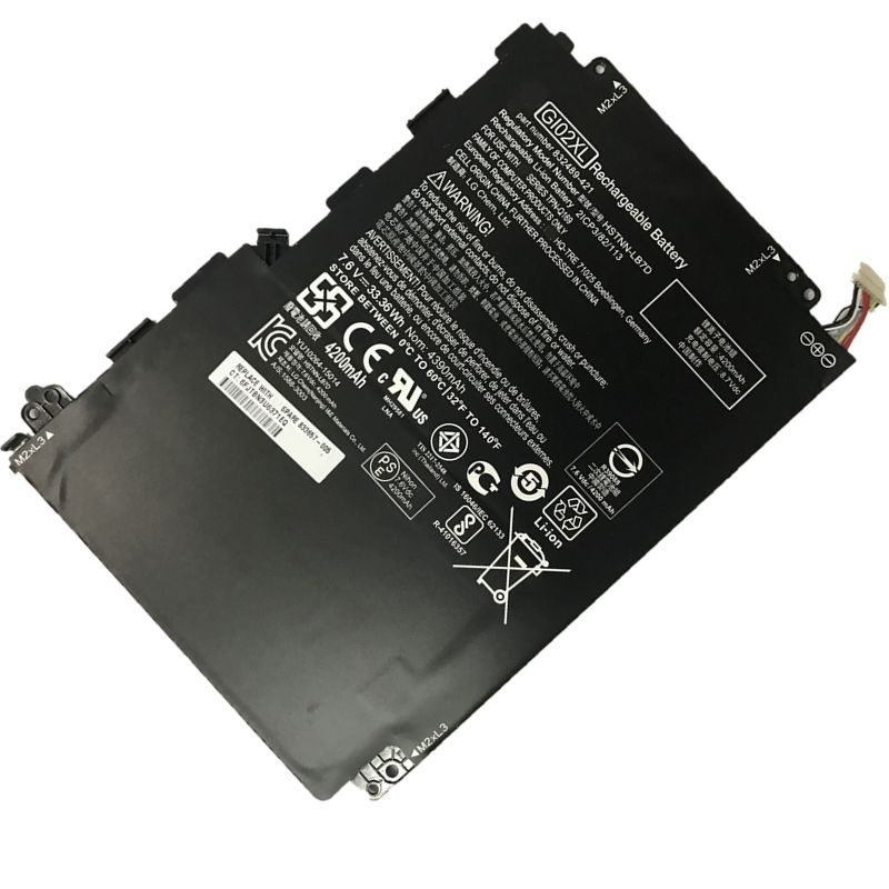 АКБ GI02XL для ноутбука HP Pavilion X2 7,6V 33,36Wh черная (Org)