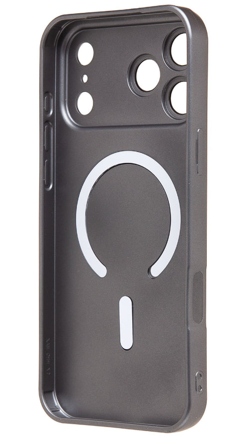 Чехол силиконовый MagSafe Matte iPhone 17 Pro, серый