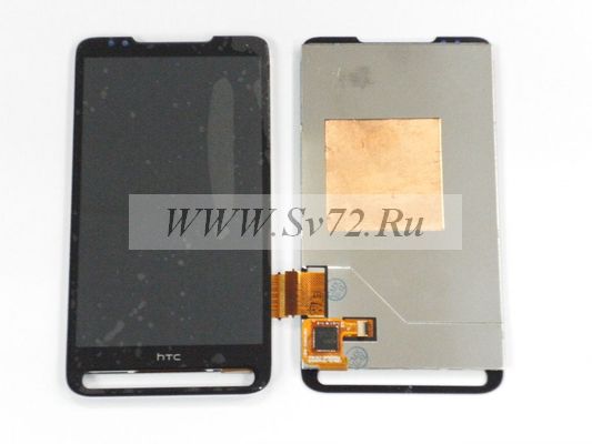 Дисплей HTC HD2 (T8585) с тачскрином (узкий конект
