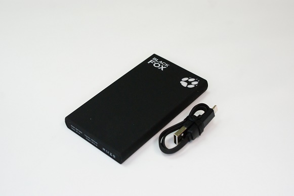 Внешний аккумулятор Power Bank 5000 mAh BLACK FOX BMP050D, черный