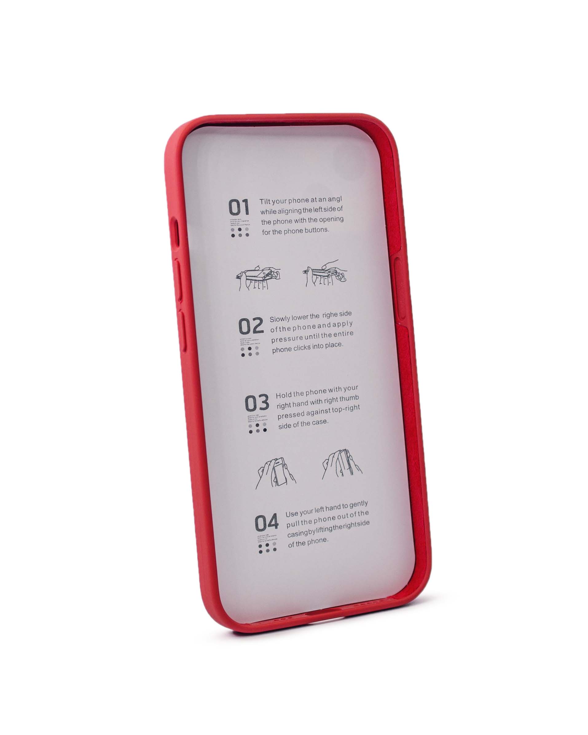 Чехол Piblue iPhone 14 Silicone MagSafe, красный