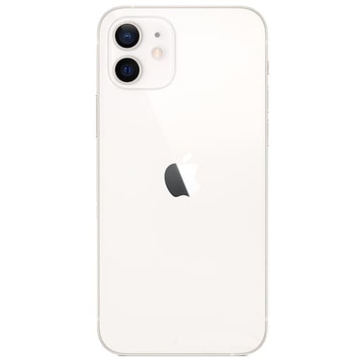 Задняя крышка iPhone 12 стеклянная, легкая установка, белый (литое стекло) (Org)