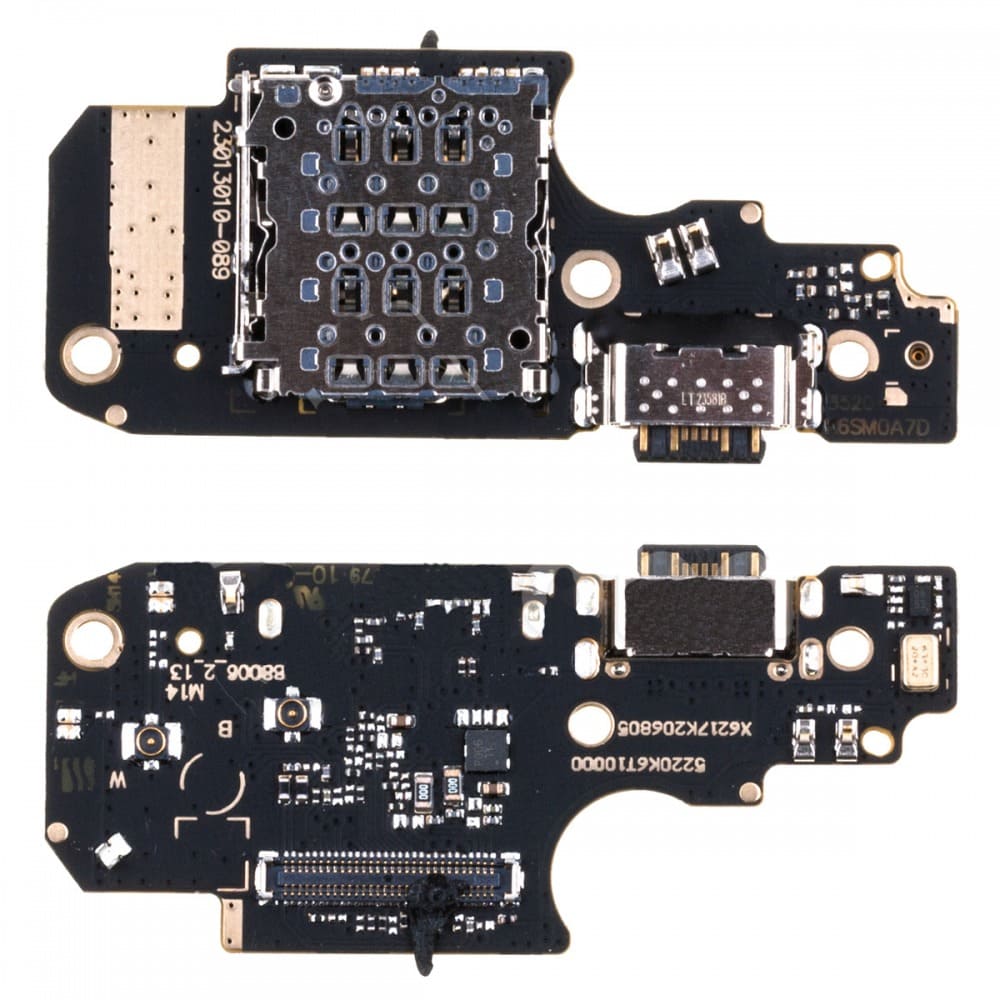 Шлейф Xiaomi Redmi Note 11 Pro 4G/5G плата системный разъем, разъем SIM и микрофон