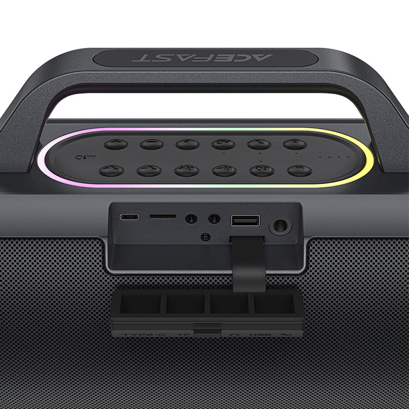 Колонка портативная ACEFAST K1 Party wireless speaker Bluetooth, черная