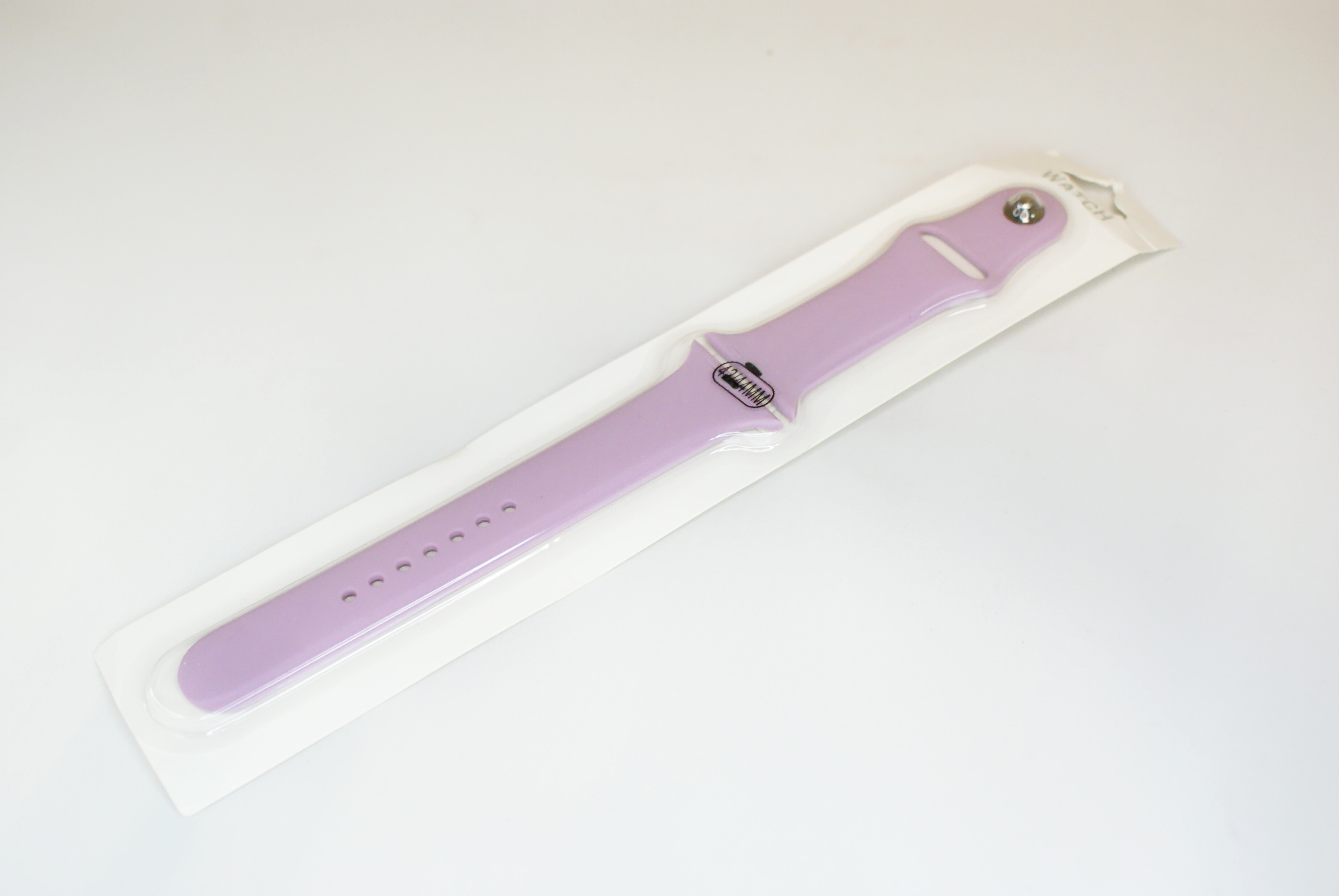 Ремешок силиконовый для Apple Watch 42/ 44 мм Sport Band, светло-фиолетовый