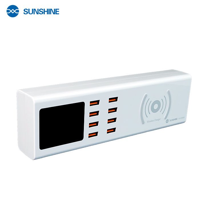 Источник питания Sunshine SS-309WD (8 портов USB + беспроводная зарядка)