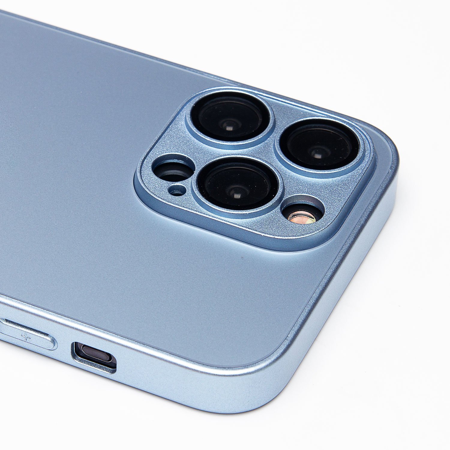 Чехол силиконовый MagSafe iPhone 15 Pro Max, светло-голубой