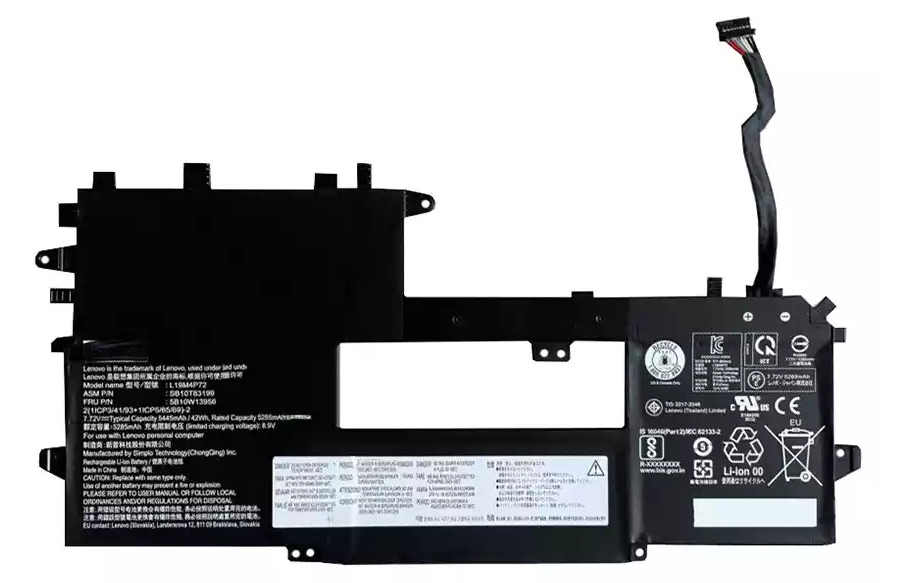 АКБ для ноутбука Lenovo ThinkPad X1 Titanium (L19M4P72) 7.72V 42Wh (Org)