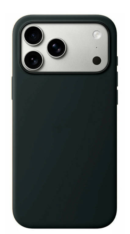 Чехол силиконовый гладкий Soft Touch MagSafe iPhone 17 Pro Max, чёрный