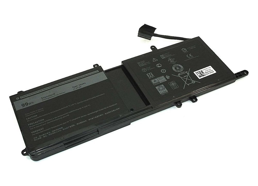 АКБ 0MG2YH для ноутбука Dell Alienware 15 2018 11.4V 8333 mAh (Org)