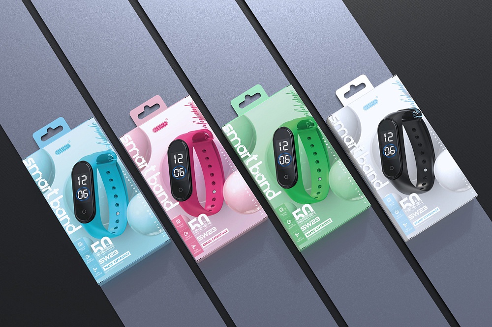 Часы наручные EZRA SW23, голубые