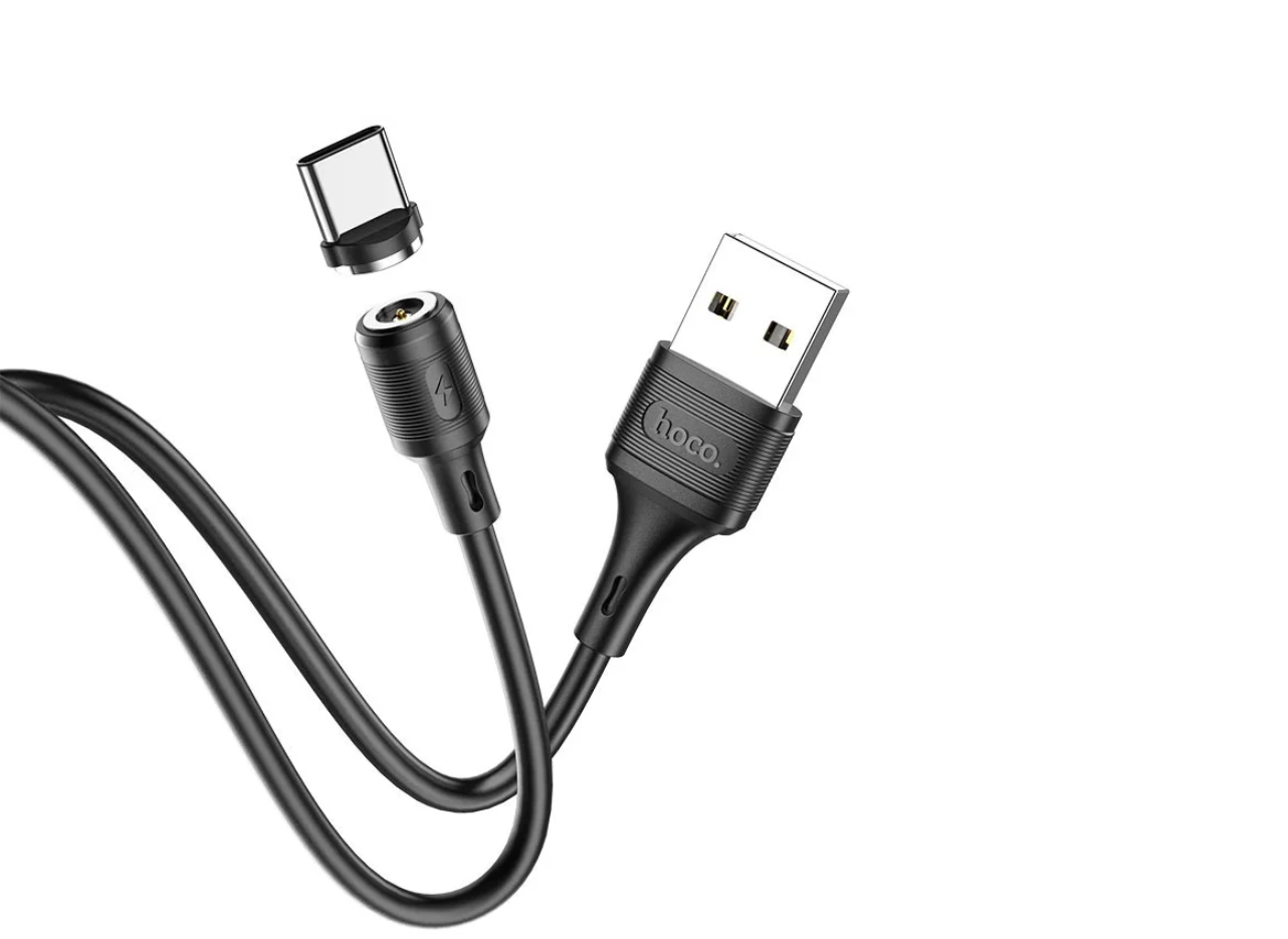 USB кабель Type-C HOCO X52 Sereno magnetic charging cable (100см. 2A), черный