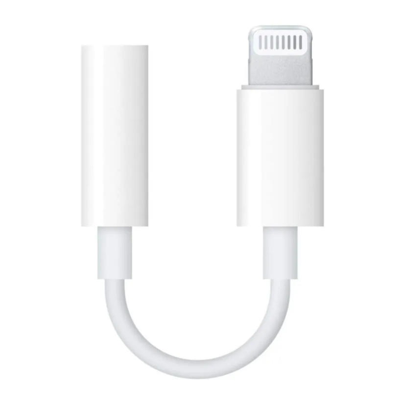 Адаптер для проводной гарнитуры Lightning выход на AUX (3.5mm jack)