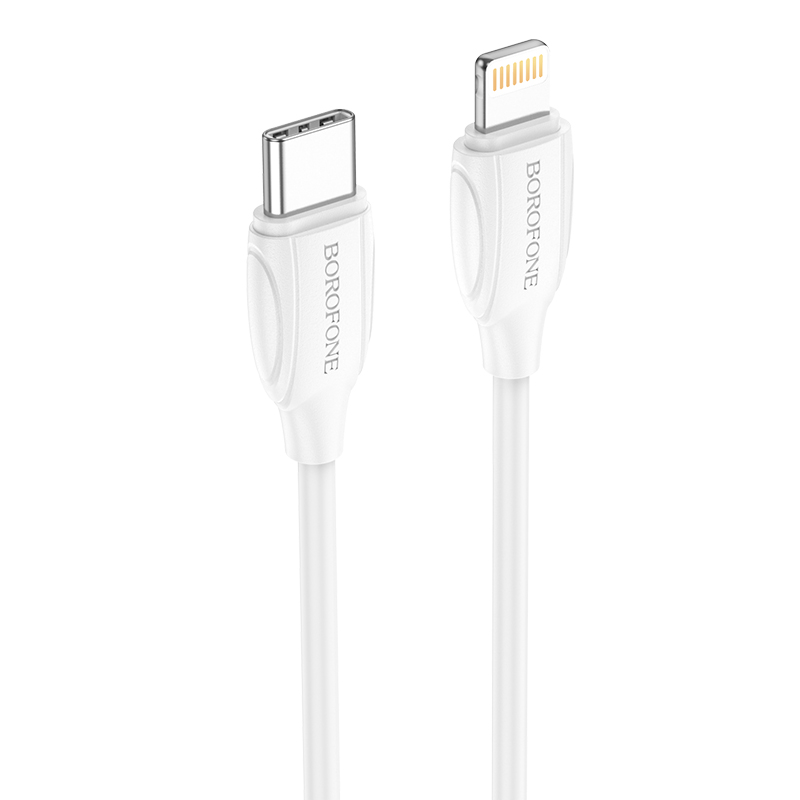 USB-C кабель BOROFONE BX19 Type-C to Lightning PD20W (3.0A, 100см), белый