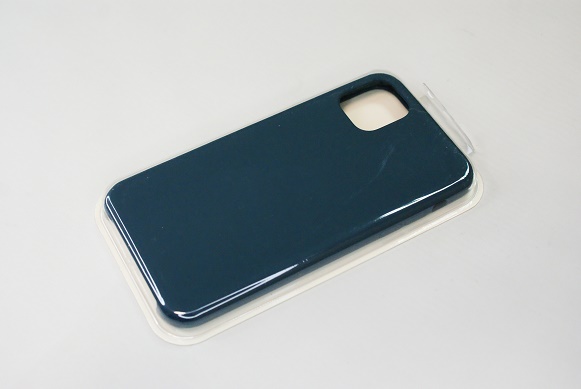Чехол силиконовый гладкий Soft Touch iPhone 11, синий деним