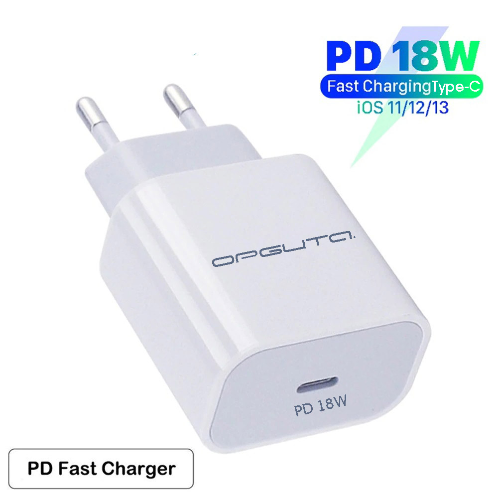 Сетевой USB адаптер Орбита OT-APU41 Type-C PD18W (3500mAh), белый