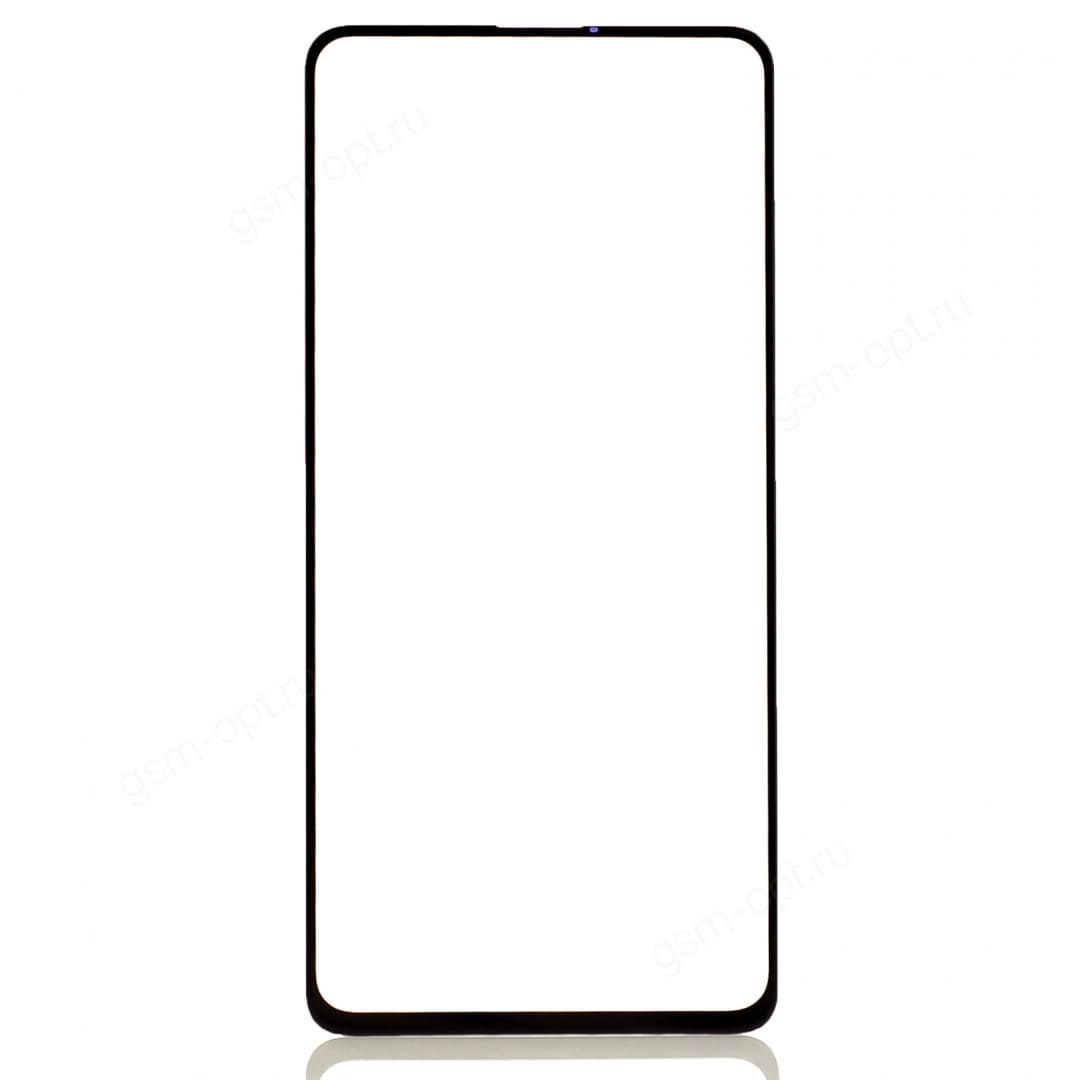 Стекло дисплея для переклейки Xiaomi Mi 9T, черное