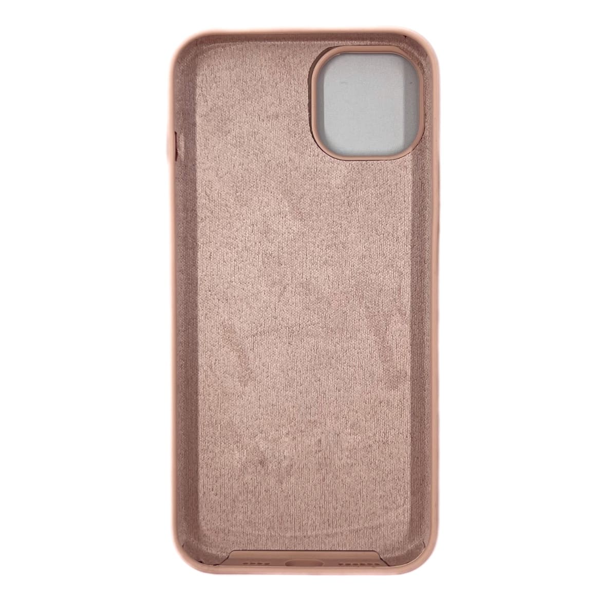 Чехол силиконовый гладкий Soft Touch iPhone 14 Plus, розовый песок №19 (закрытый низ)