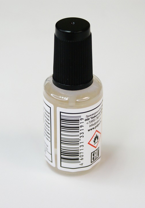 Акриловый лак для печатных плат Solins Plastic 71 флакон с кистью (22мл)