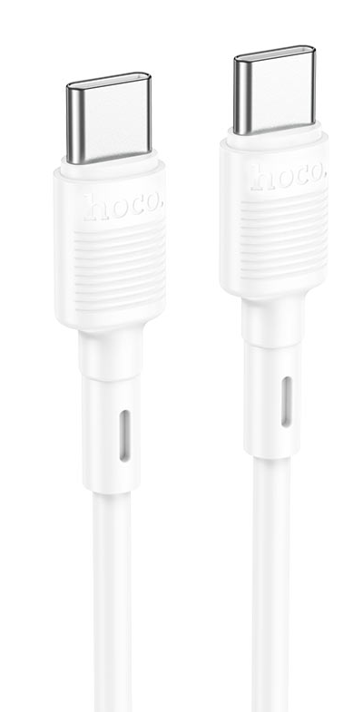 USB-C кабель HOCO X83 Victory 60W Type-С to Type-С (100см), белый