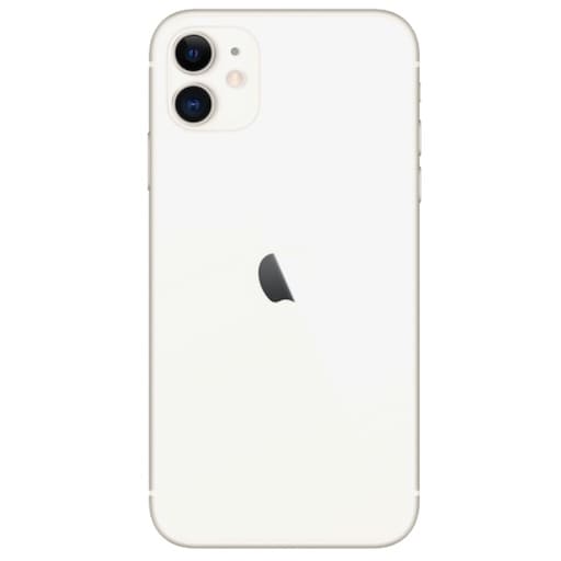Задняя крышка iPhone 11 стеклянная, легкая установка, белый (литое стекло) (Org) (CE)