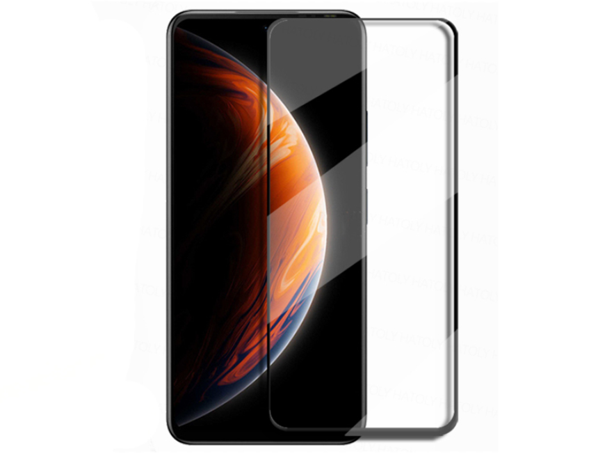 Защитное стекло INFINIX Zero X Pro/ Tecno Camon 20 / 20 Pro/ 20 Premier 5G, черное (тех упаковка)
