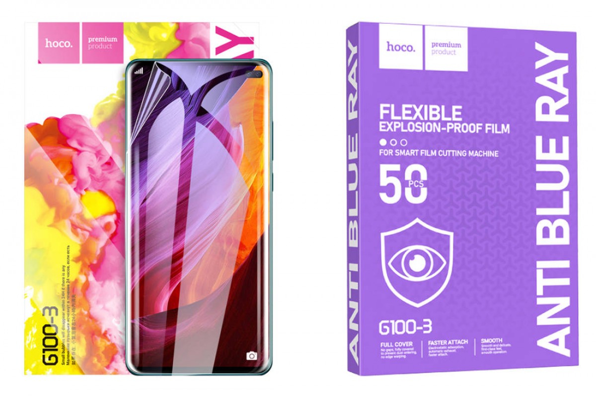 Гидрогелевая пленка Hoco G100-3 Smart film cutting machine Anti Blue Ray 50шт